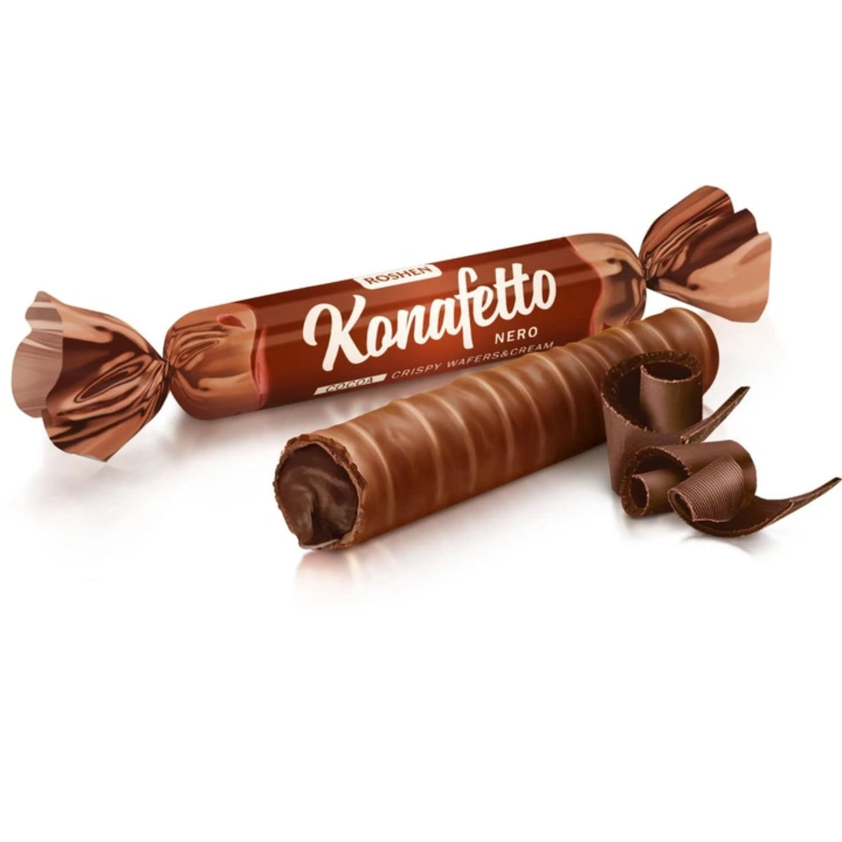 ROSHEN Konafetto Glazed Chocolate Candy Rolled – 1kg Family Value