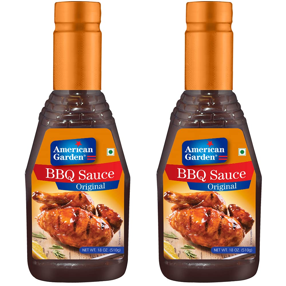 American Garden BBQ Sauce Original, 18 oz / 510 g, 2 Pack
