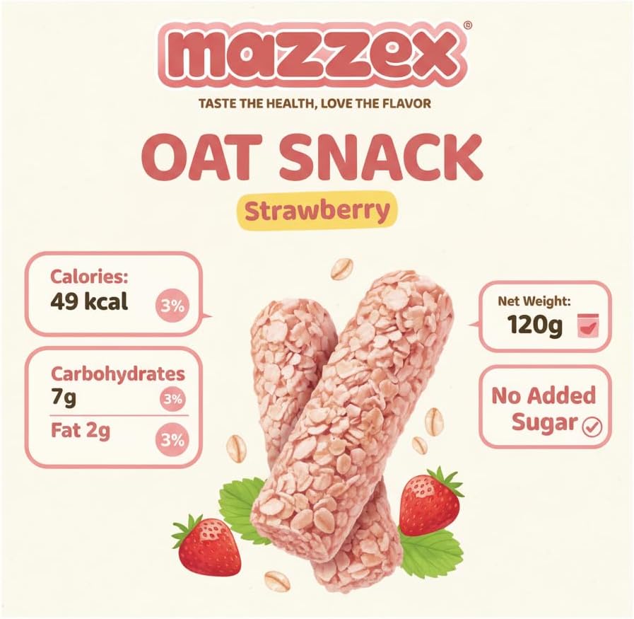 Mazzex Suger Free Oats bar  - 120 Gram