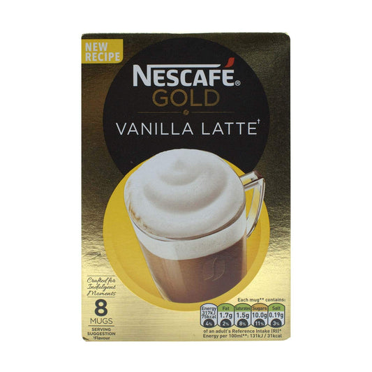 Nescafe Gold Vanilla Latte - 8 Sachets