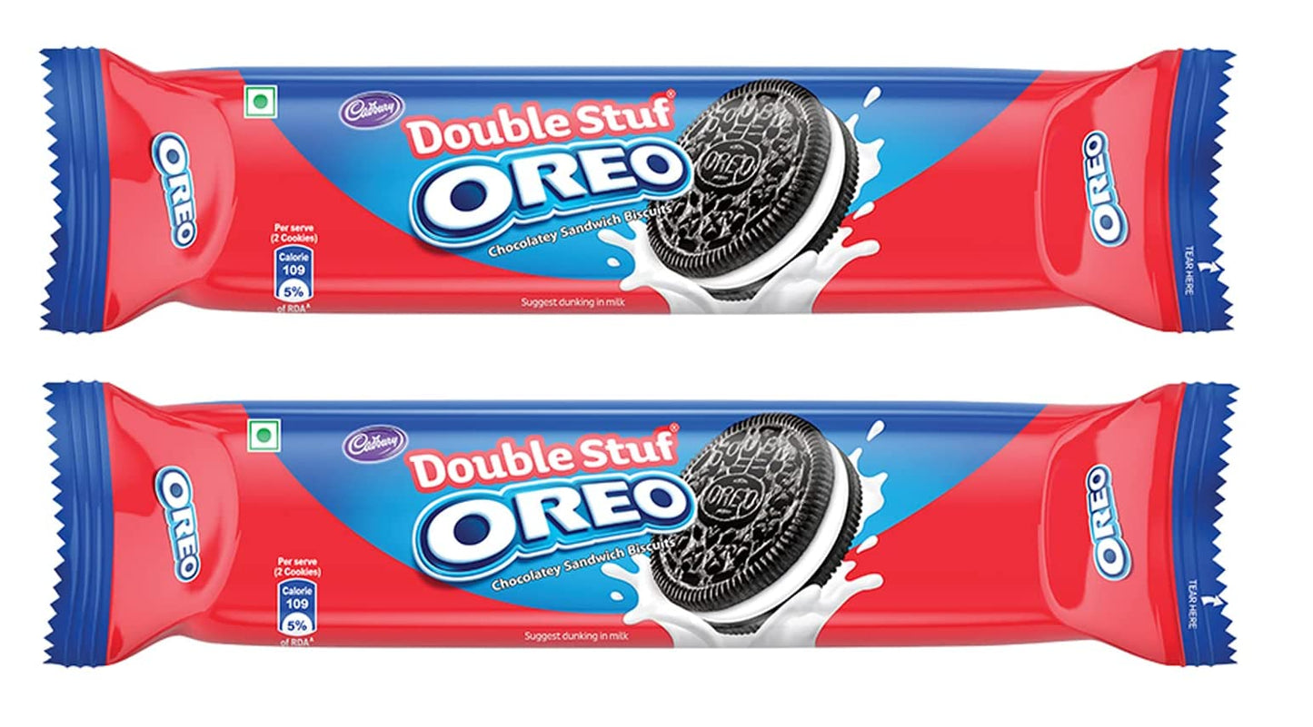 Cadbury Oreo Double Stuf Creme Biscuit 2 X 135.3 g