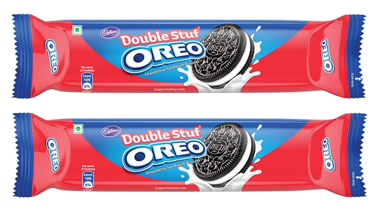 Cadbury Oreo Double Stuf Creme Biscuit 2 X 135.3 g