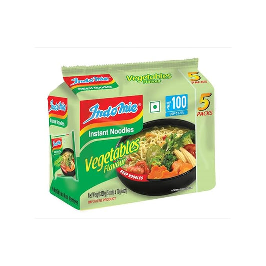 Indomie Instant Noodles Vegetables Flavour, Pack of 20 (70 Grams Each) Instant Noodles Vegetables ,Vegetarian