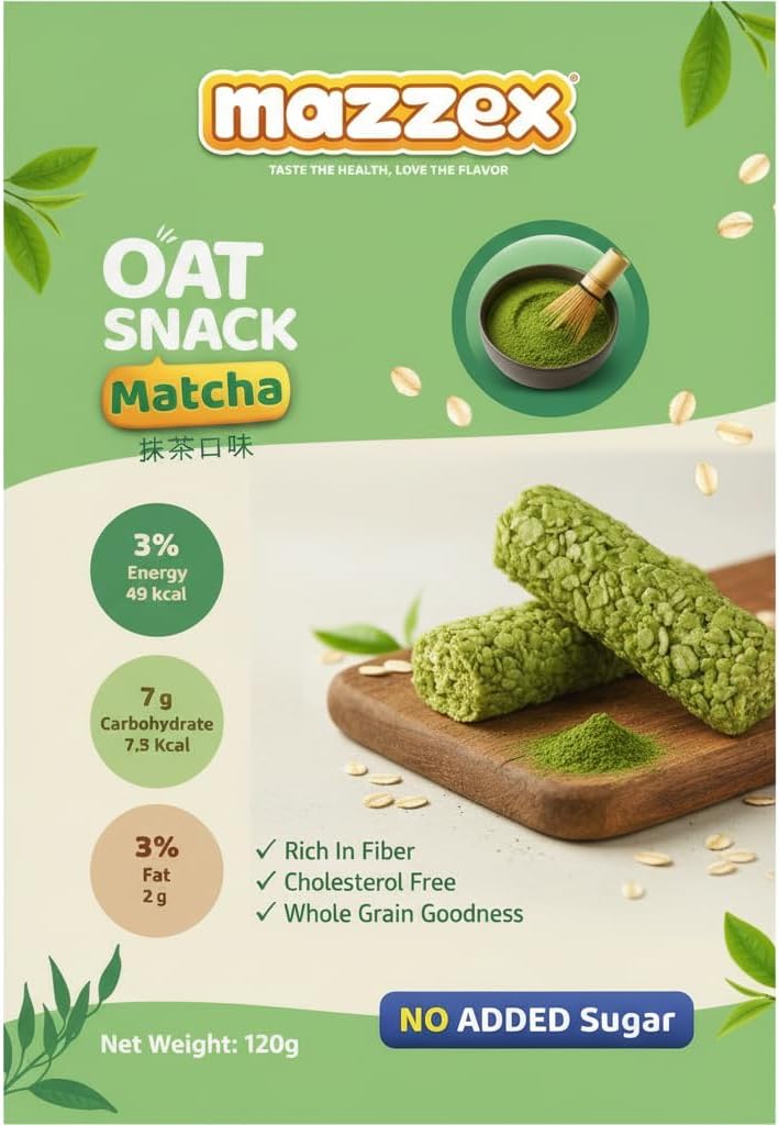 Mazzex Suger Free Oats bar  - 120 Gram