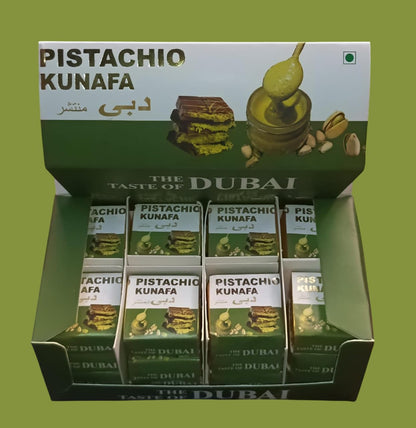 Kunafa Chocolate Traditional Middle Eastern Pistachio Cream Chocolate,