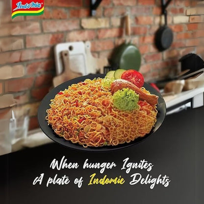 Indomie Instant Noodles Mi Goreng Fried Noodles, Bundle Pack of 20 (80g Each), Vegetarian, Authentic Indonesian Flavor, Quick and Easy Meal, Spicy Savory Stir-Fried Noodles (Pack of 20)