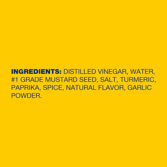 French’s Classic Yellow Mustard (226g) | Prepared With Authentic Mustard Seeds | No Artificial Flavours | Gluten Free
