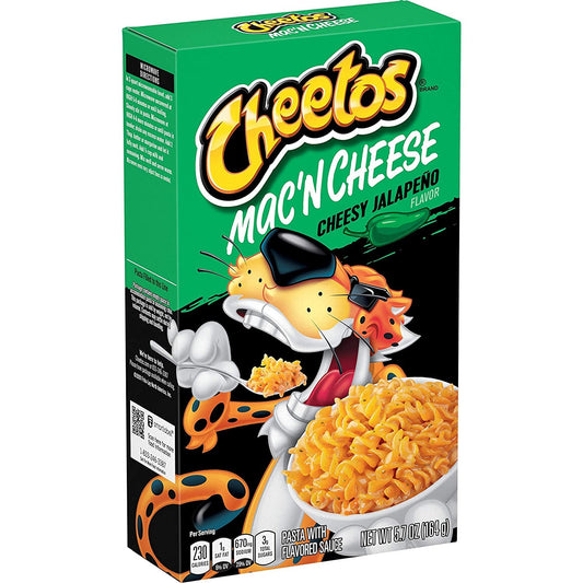 Cheetos Mac' N Cheese Pasta Cheesy Jalapeno With Flavored Sauce 164g