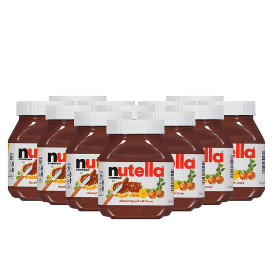 Nutella Chocolate Hazelnut Spread with Cocoa - 12 Pack, 12 x 750 g