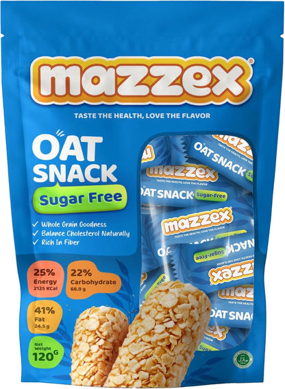Mazzex Suger Free Oats bar  - 120 Gram