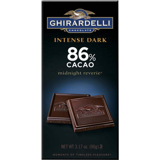 Ghirardelli 86% Cacao Intense Dark Midnight Reverie, 90g