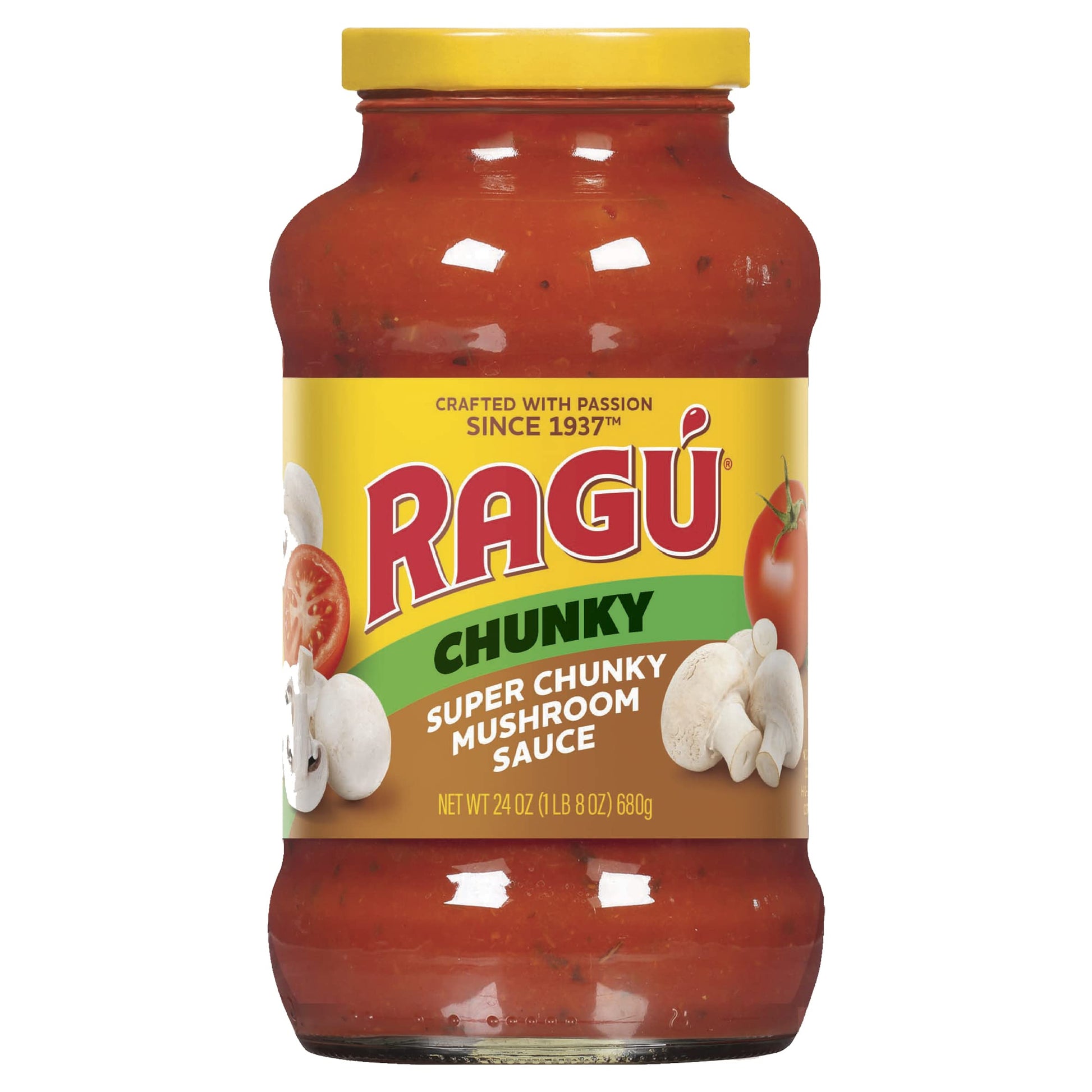 Ragu Super Chunky Mushroom Pasta Sauce, 680g