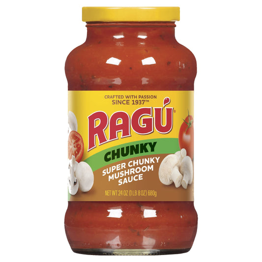 Ragu Super Chunky Mushroom Pasta Sauce, 680g