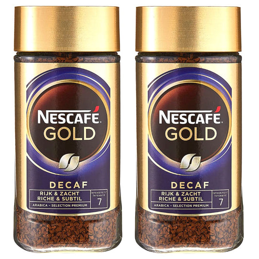 Nescafe Gold Decaf Coffee 200g (Pack Of 2)
