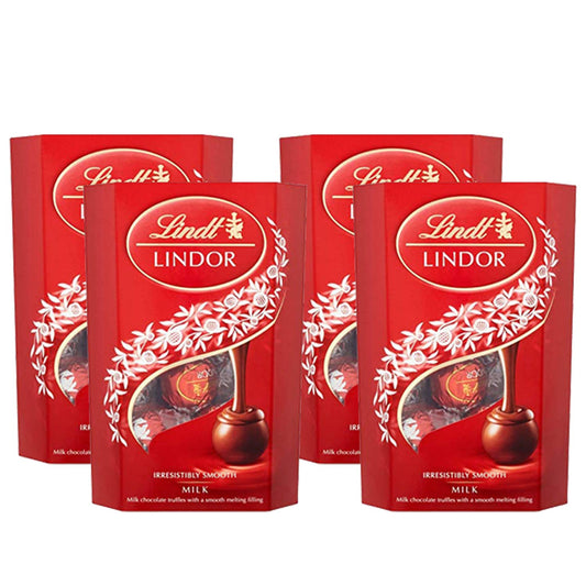Lindt Milk Chocolate Truffles, 4 X 200 g