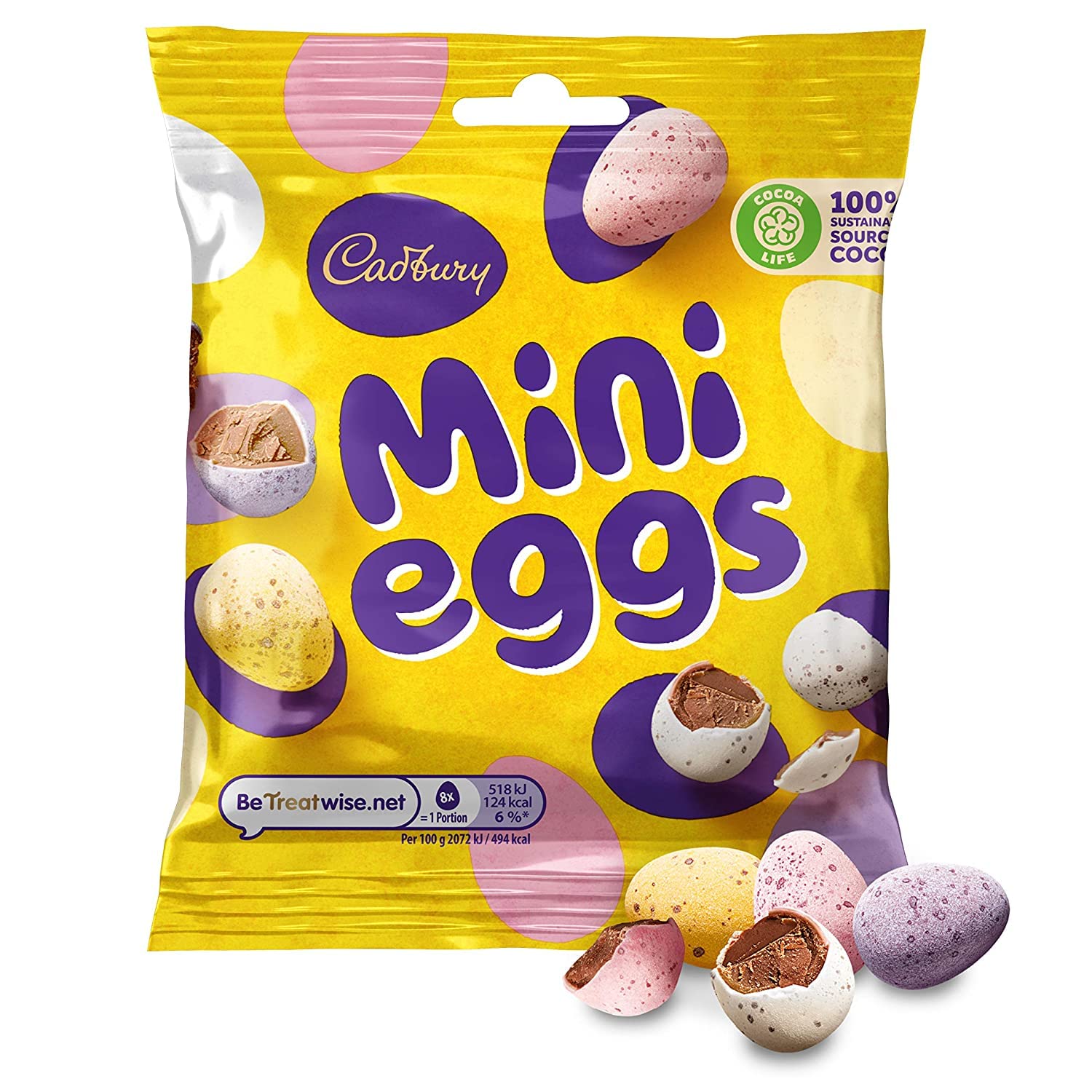 Cadbury Mini Eggs Bag 80g Delicious (Imported)