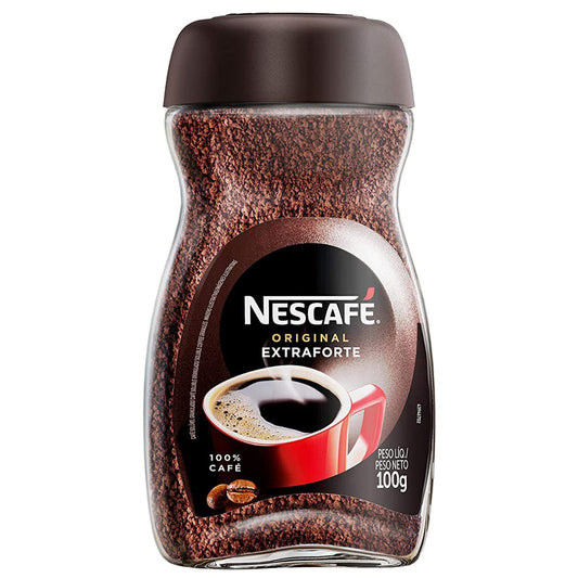 Nescafe Original Extraforte Coffee 100% Cafe, Black & Brown, Medium, 100 g