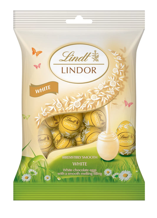Lindt Lindor Mini Eggs Bag White 80g