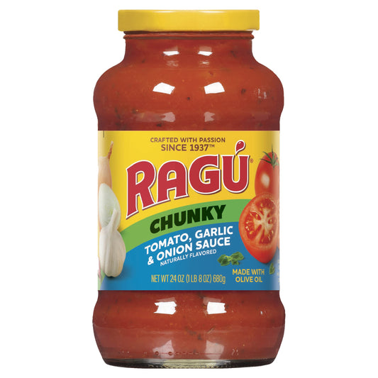 Ragu Tomato Garlic and Onion Pasta Sauce, 680g