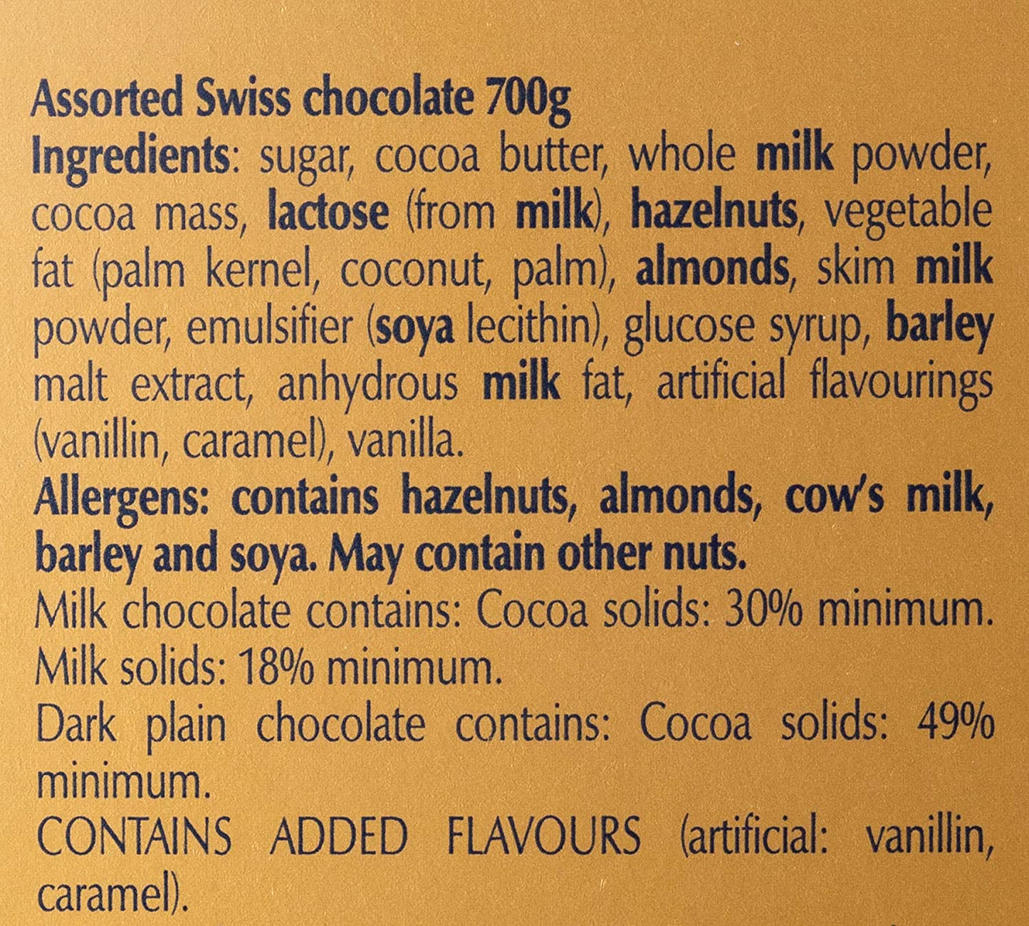 Lindt Napolitains Assorted Pack 700g