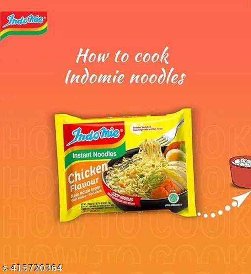Indomie Instant Noodles Chicken Flavour (Pack Of 40), 72 grams