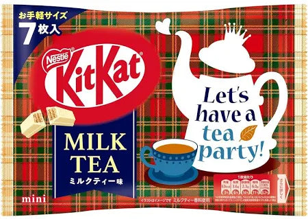 Japanese Milk Tea Flavor Kit Kat Chocolates, Fun Size, Pack of 7